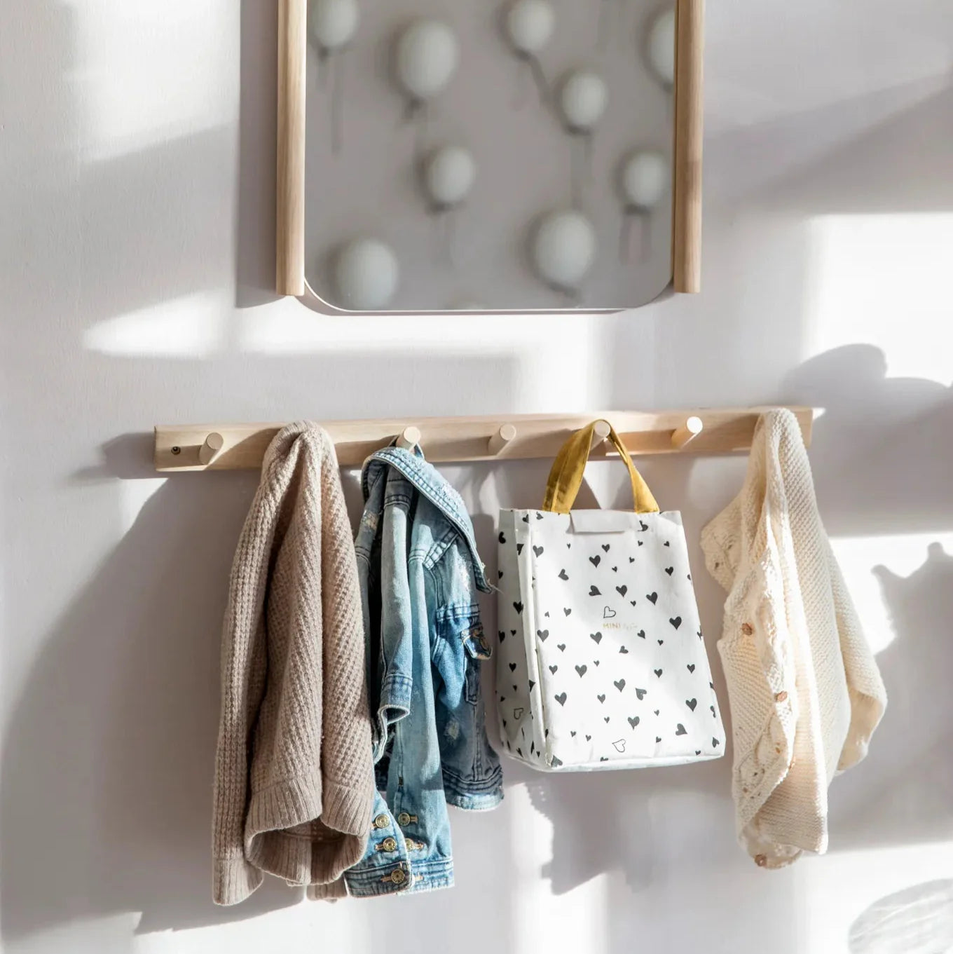 Coat hooks for a tidy home