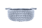 Crochet Flat Basket, Small | BABY BLUE