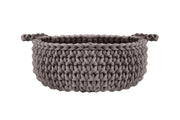 Crochet Flat Basket, Small | MOCHA