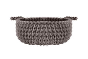 Crochet Flat Basket, Small | MOCHA