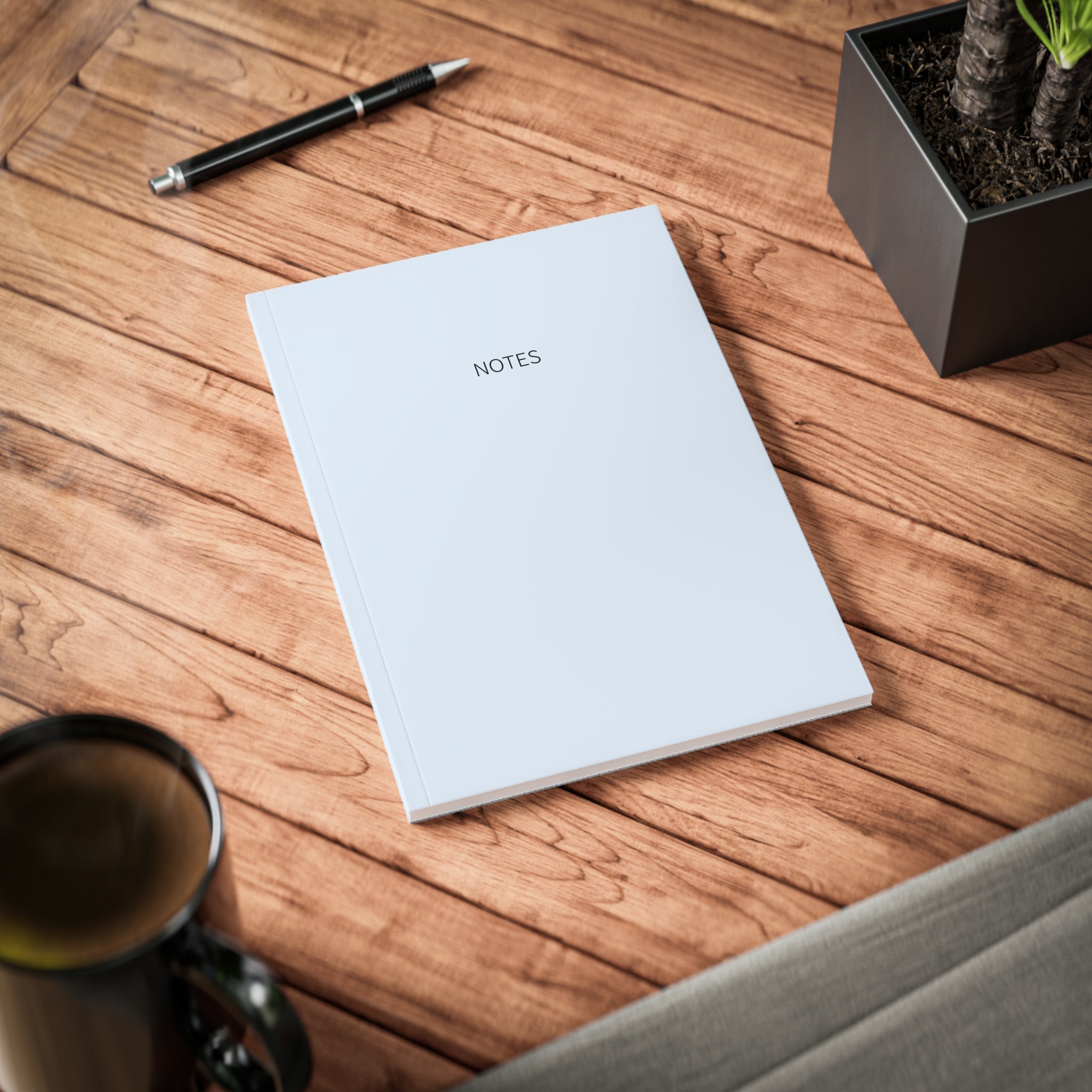 Fjord Sky - Softcover Notebook
