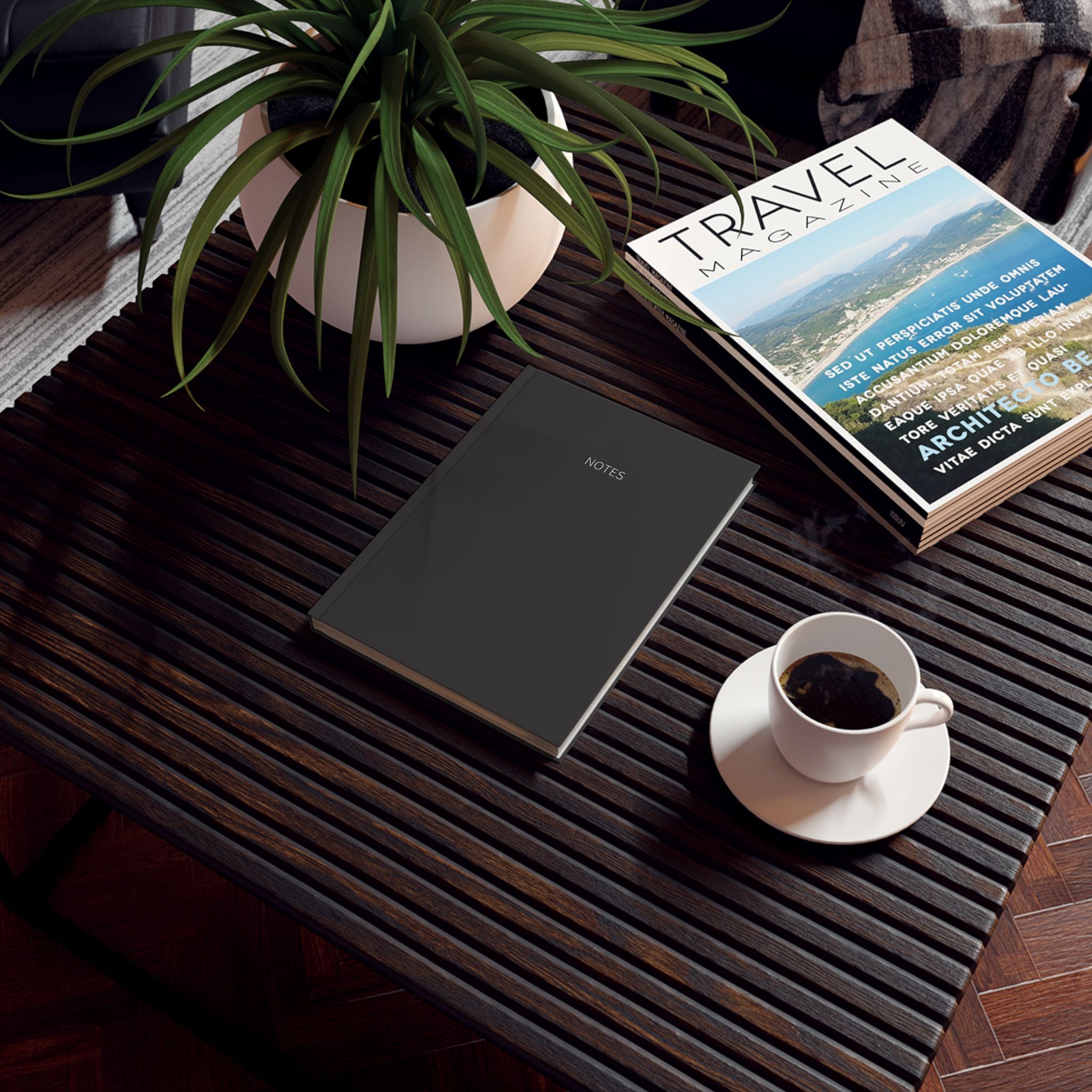 Nordic Charcoal - Hard Back Journal