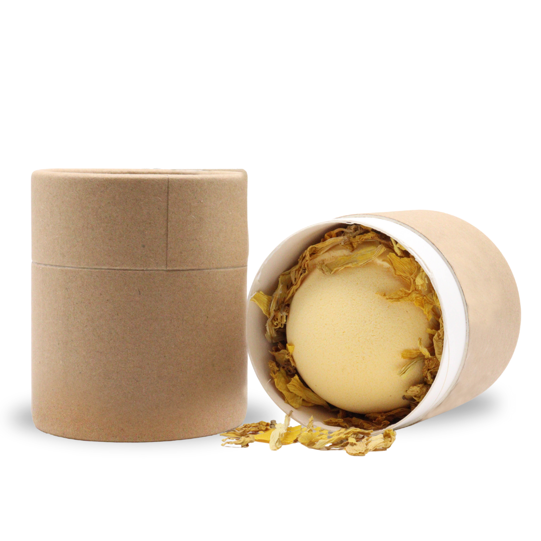 Chamomile & Grapefruit Essential Oil Infused Bath Bomb