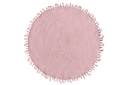 Crochet Rug SUN | POWDER PINK