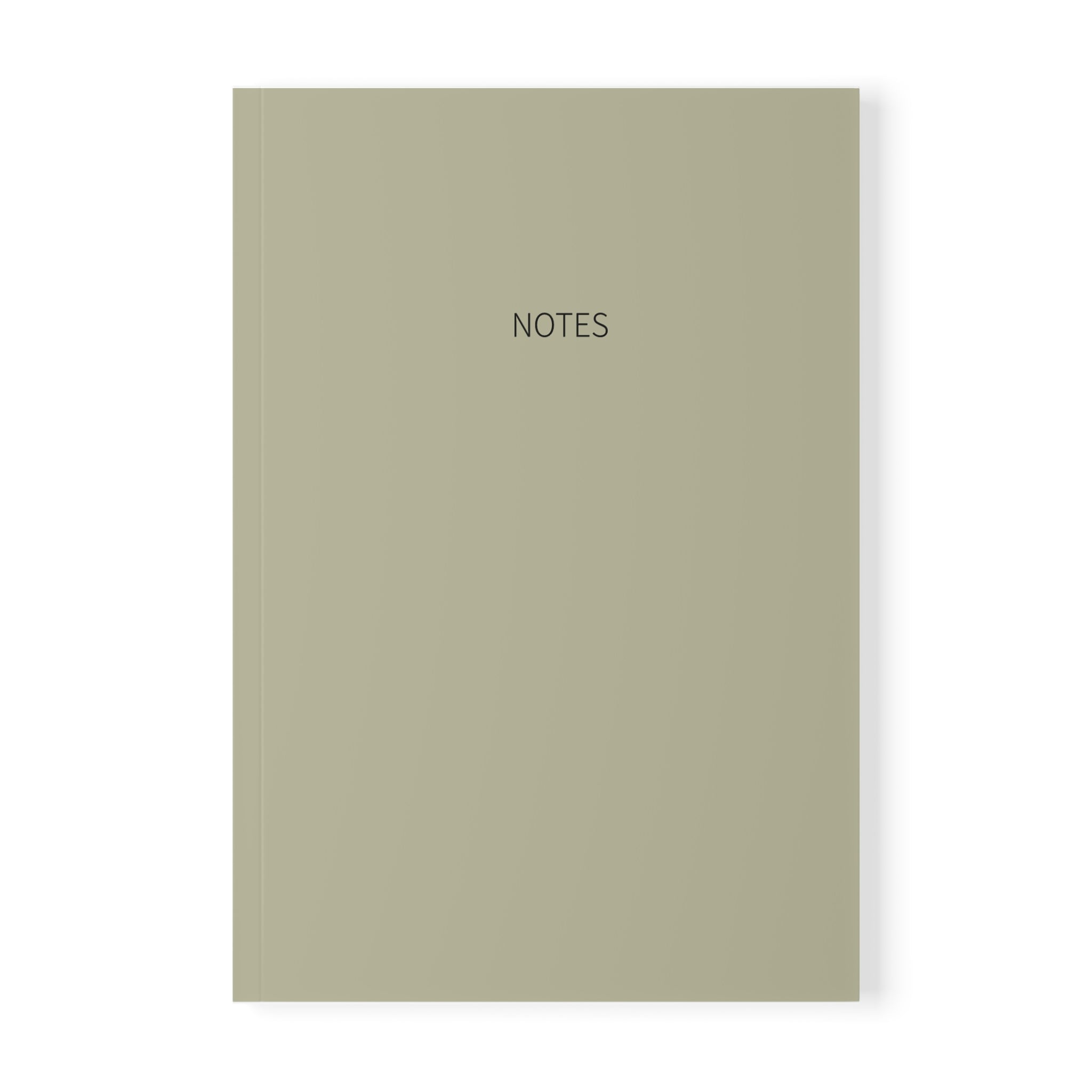 Moss Sand - Softcover Notebook