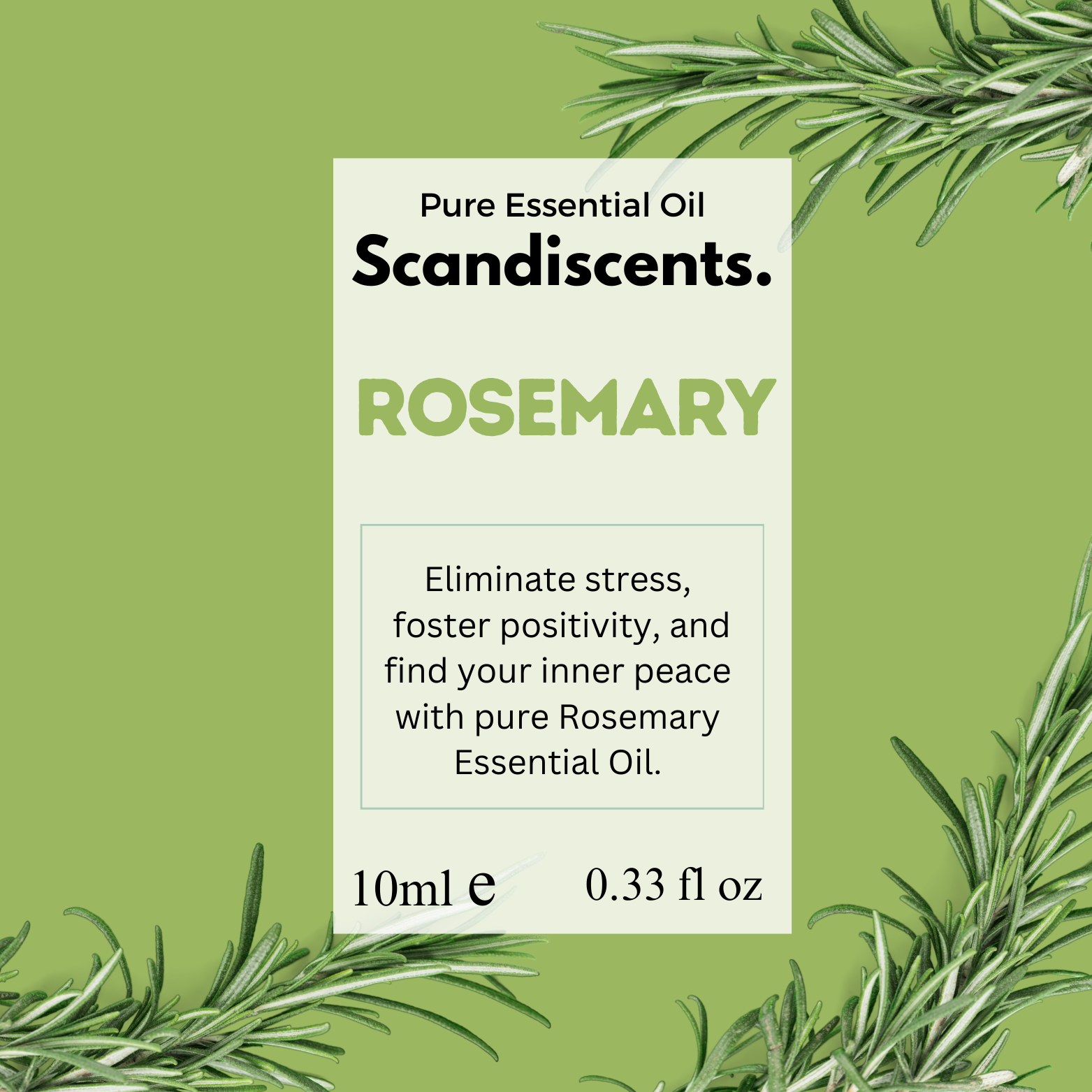Rosemary Essential Oil - De-Stress and Anti-Anxiety