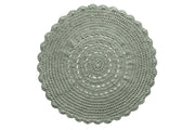 Crochet Doily Rug | LIGHT OLIVE