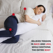 MINICAMP C-Shape Baby Feeding & Pregnancy Pillow With Organic White Cover | Kapok or PES Filling