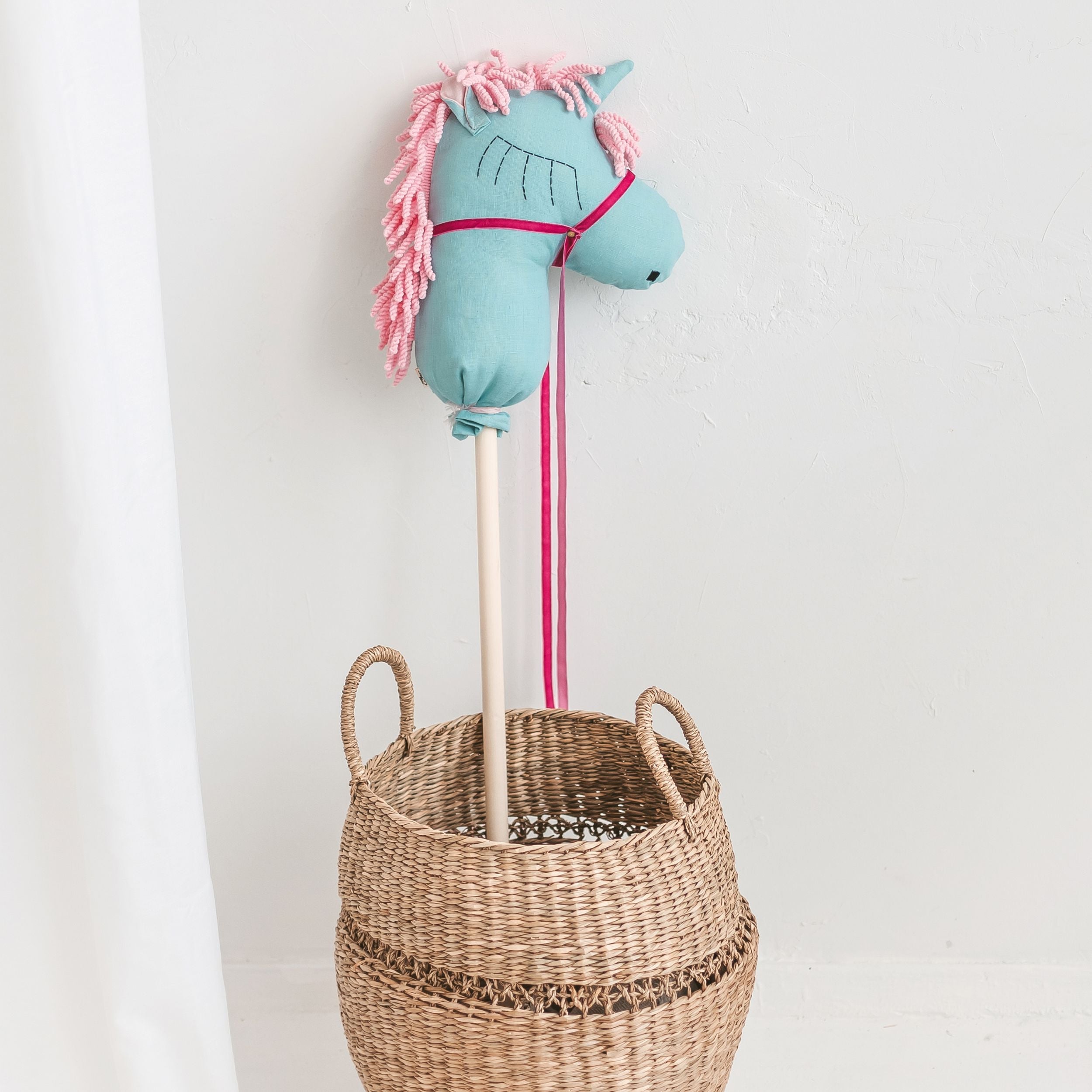 MINICAMP Unicorn Hobby Horse Stick Toy in Turquoise