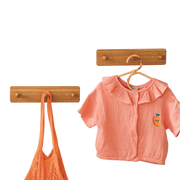 MINICAMP Solid Oak Peg Rail Hanger | PACK of 2