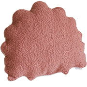 MINICAMP Rose Boucle Sea Shell Pillow With Chic Metallic Trim