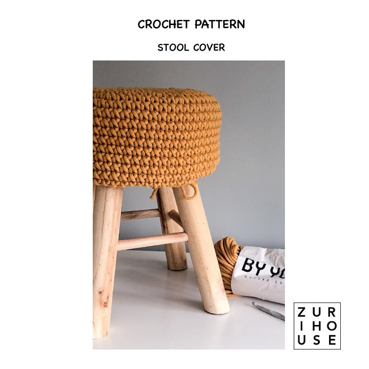 Stool Cover - Crochet Pattern