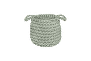 Crochet Basket, Small | LIGHT OLIVE