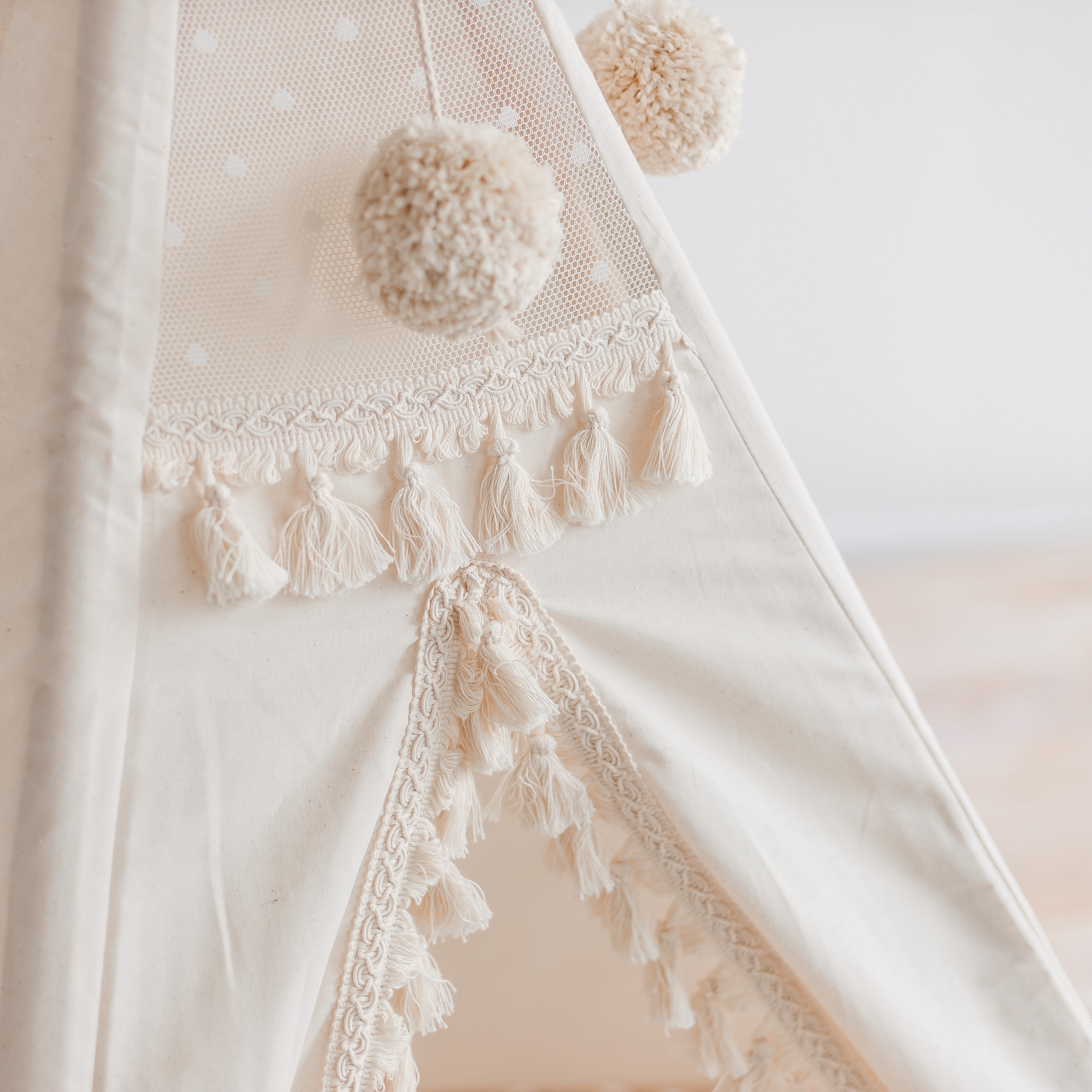 MINICAMP Boho Kids Teepee With Tassels