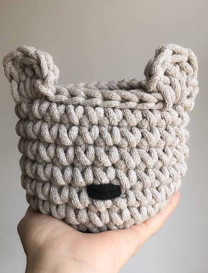 Bear Basket | OATMEAL