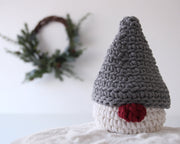 Crochet Gnome Christmas Basket