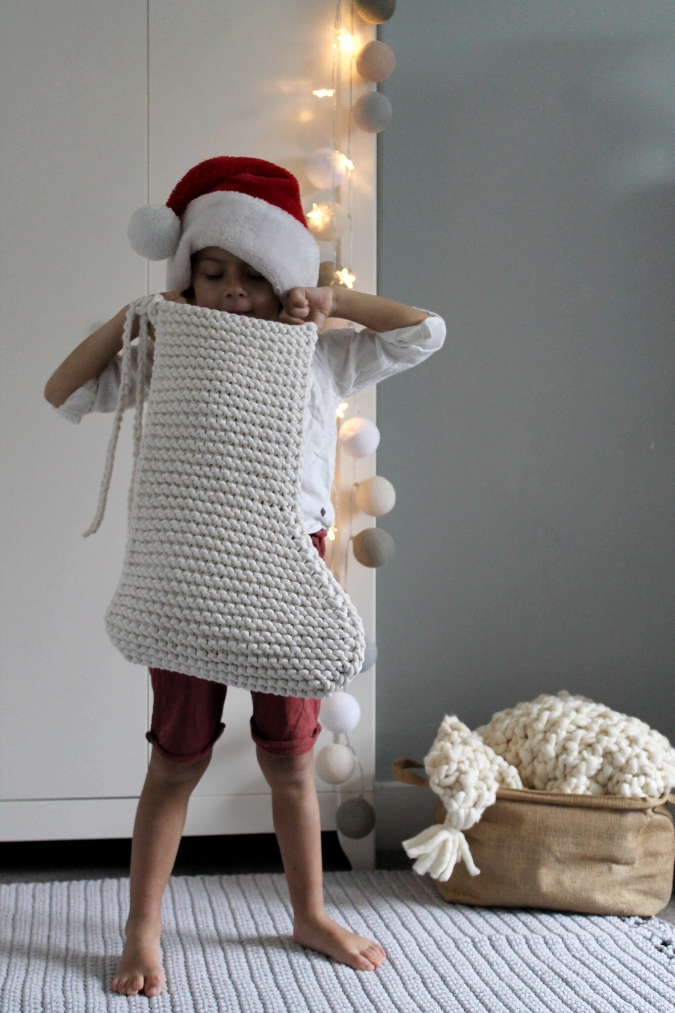 Knitted Christmas Stocking