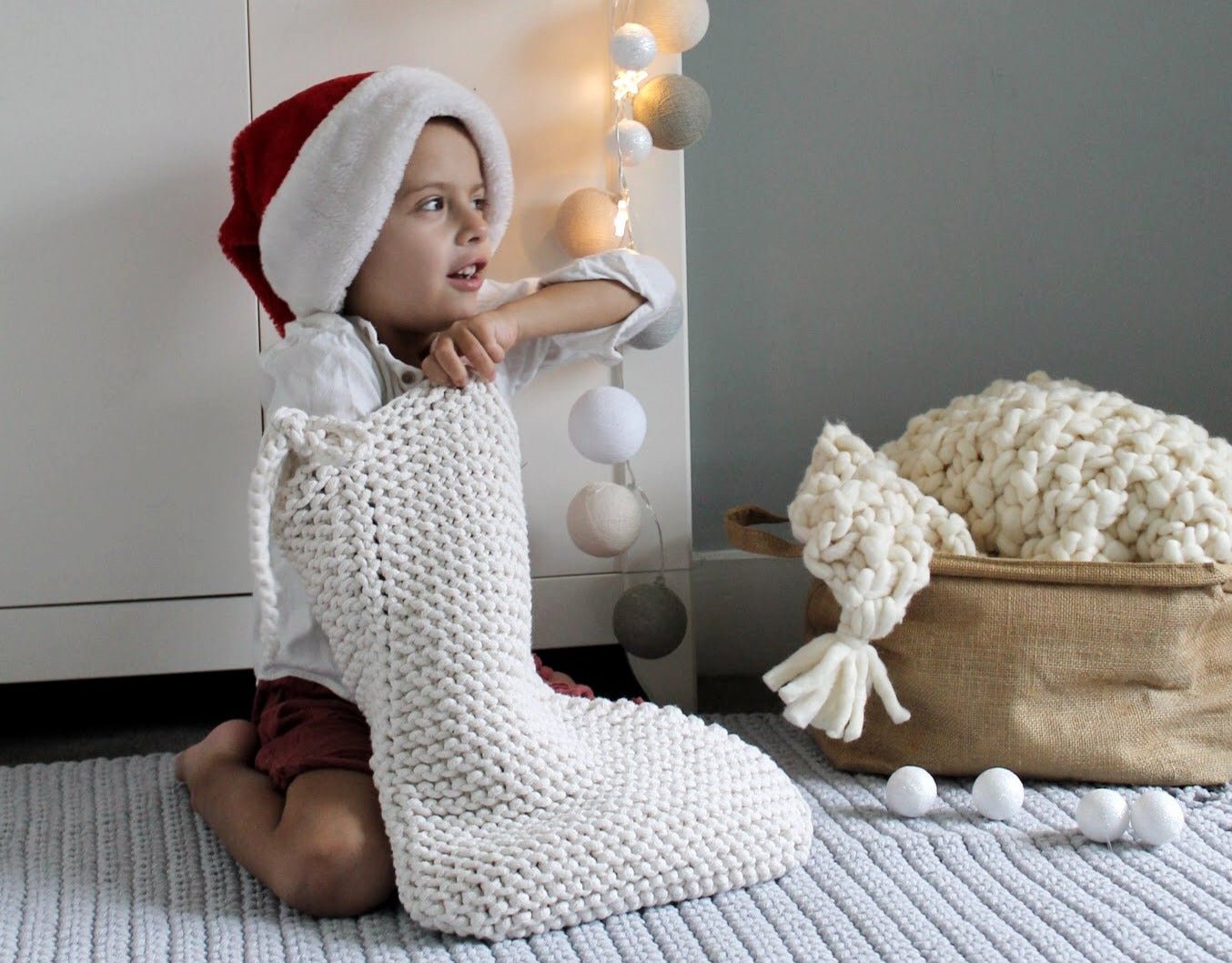 Knitted Christmas Stocking