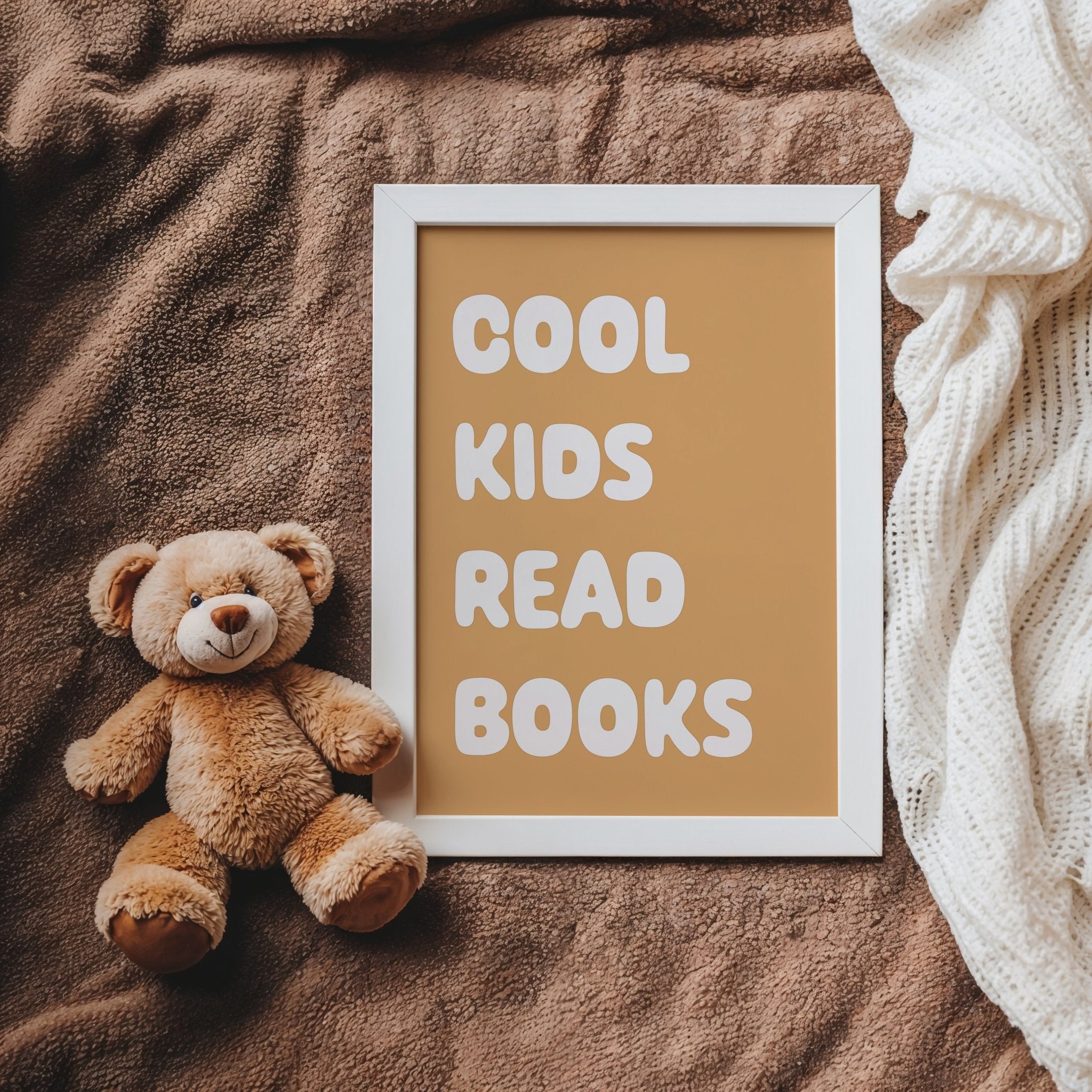 Cool Kids Read Books - Fine Art Print