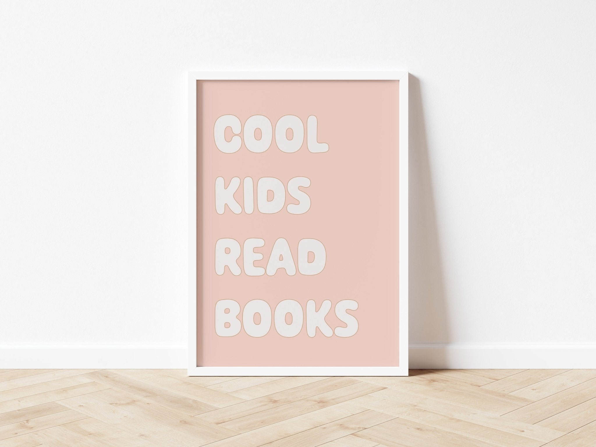 Cool Kids Read Books - Fine Art Print