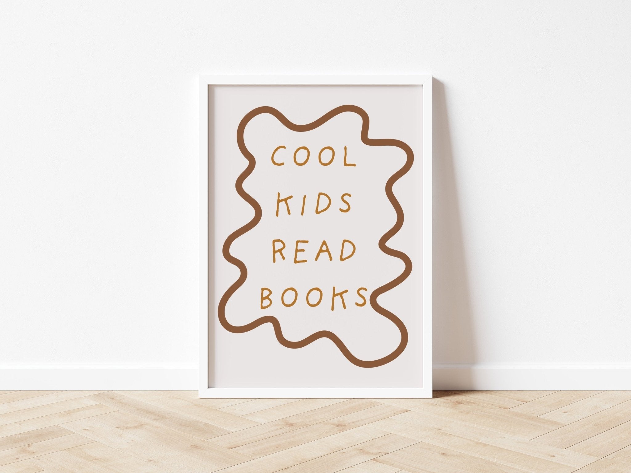 Cool Kids Read Books - Wavy Edition - Fine Art Print