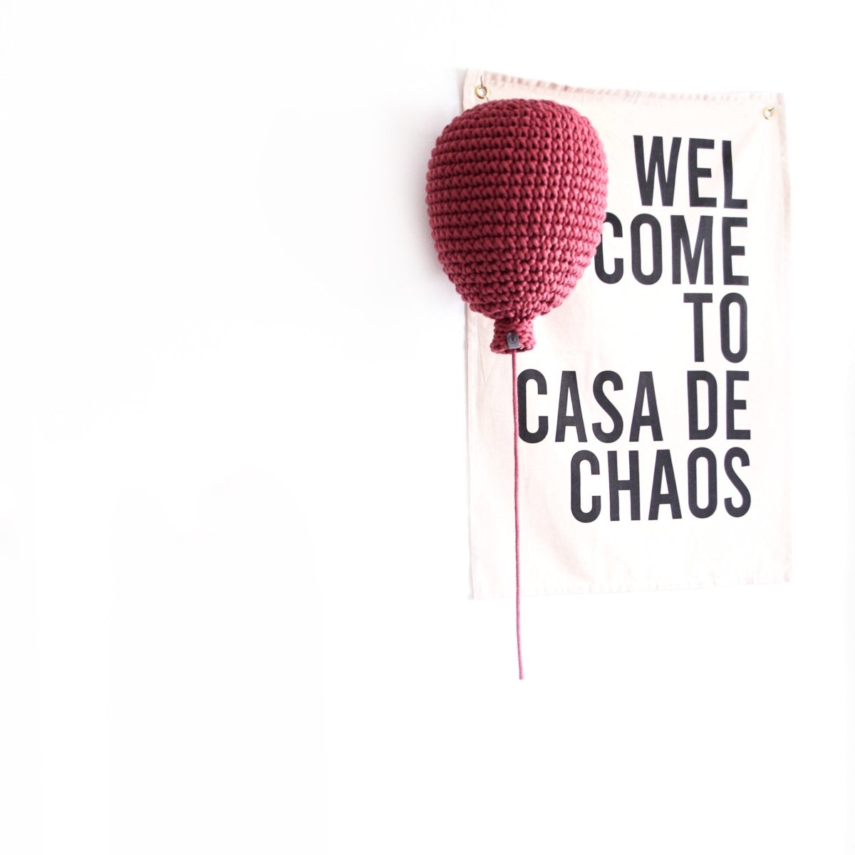 Crochet Balloon | OLD ROSE