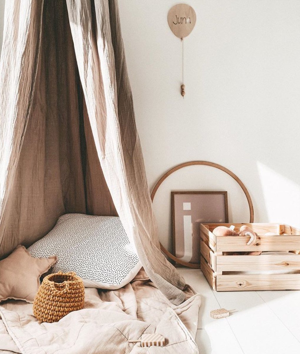 Crochet Basket, Small | MUSTARD