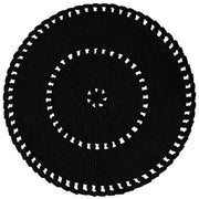 Crochet BOHO Rug | CHARCOAL