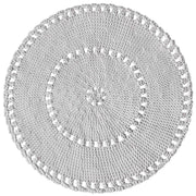 Crochet BOHO Rug | LIGHT GREY