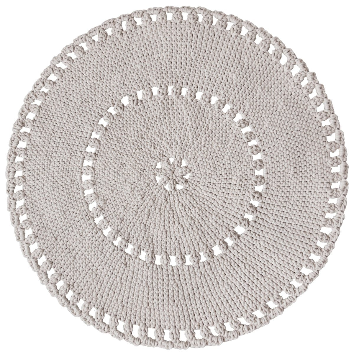 Crochet BOHO Rug | OATMEAL