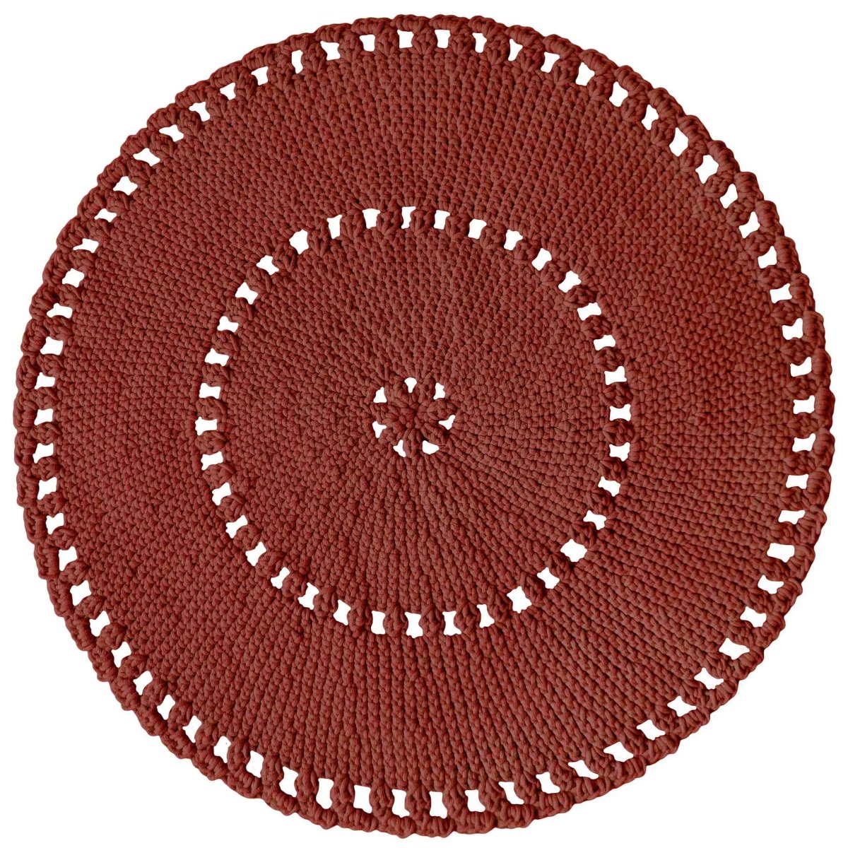 Crochet BOHO Rug | TERRACOTTA
