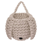 Crochet Bunny Basket | BEIGE