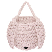 Crochet Bunny Basket | PALE PINK