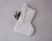 Crochet Christmas Stocking | IVORY