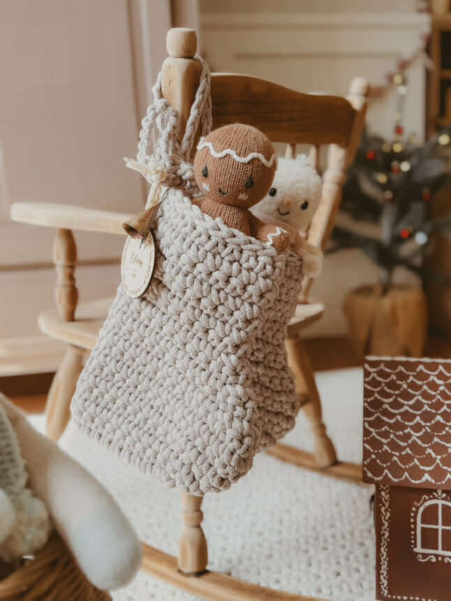 Crochet Christmas Stocking | OATMEAL