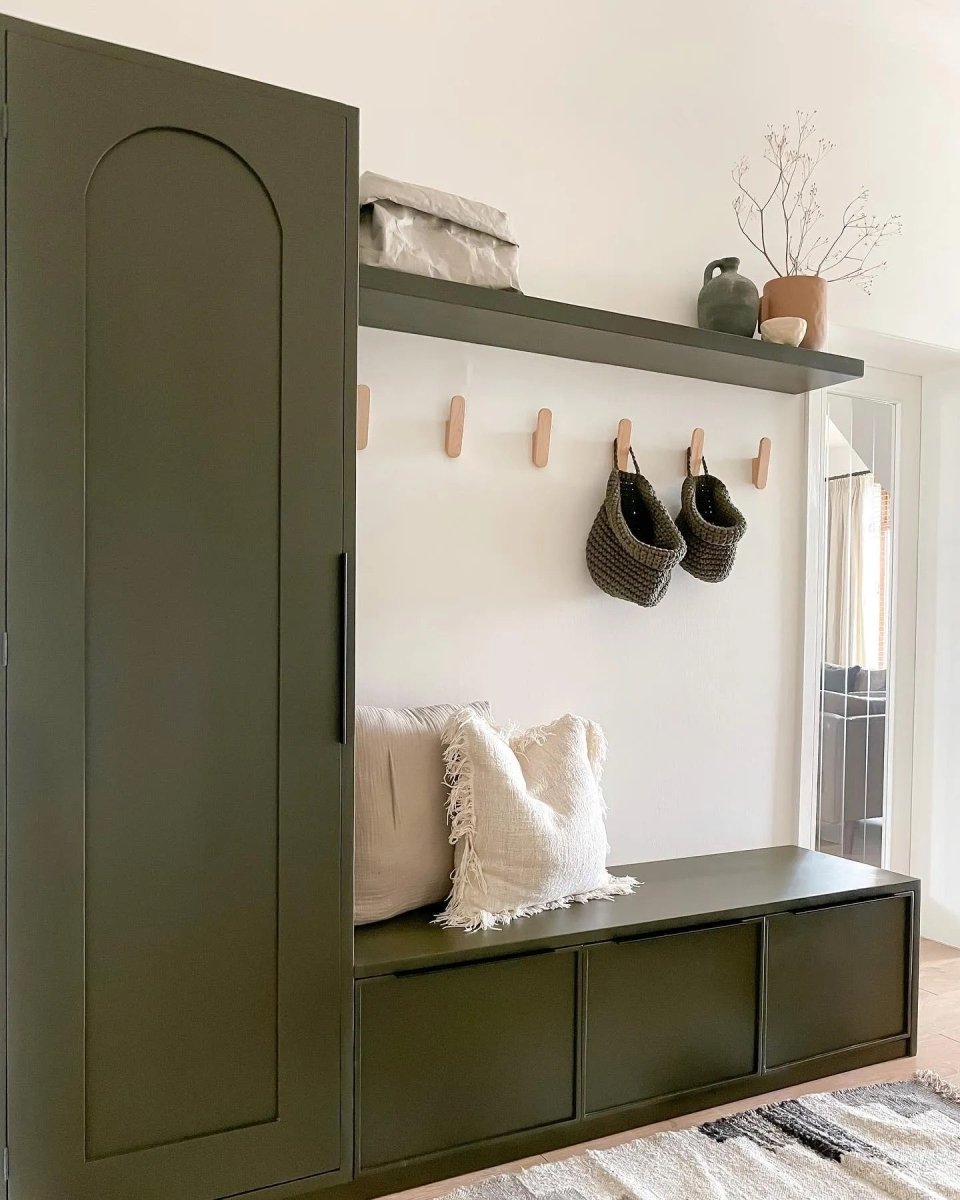 Crochet Hanging Bags | OLIVE GREEN