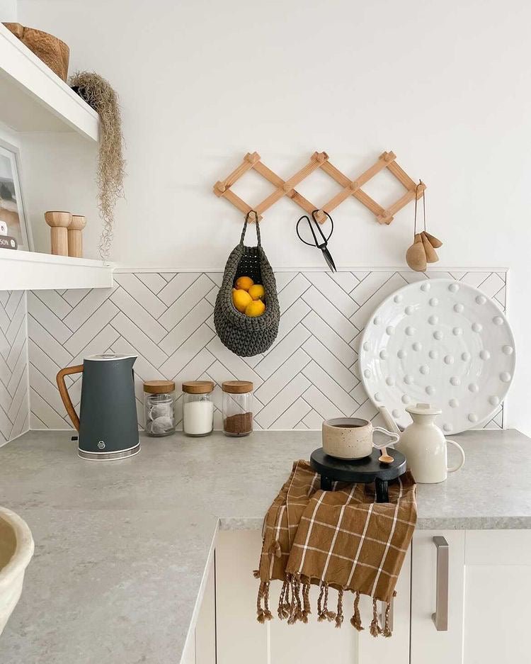 Crochet Hanging Bags | OLIVE GREEN