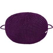 Crochet Ottoman | AUBERGINE