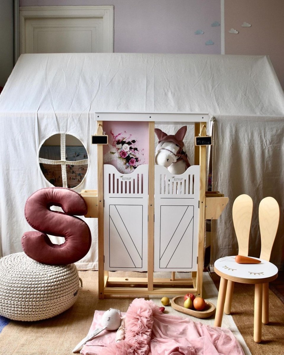 Crochet Ottoman | BEIGE