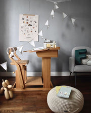 Crochet Ottoman | BEIGE