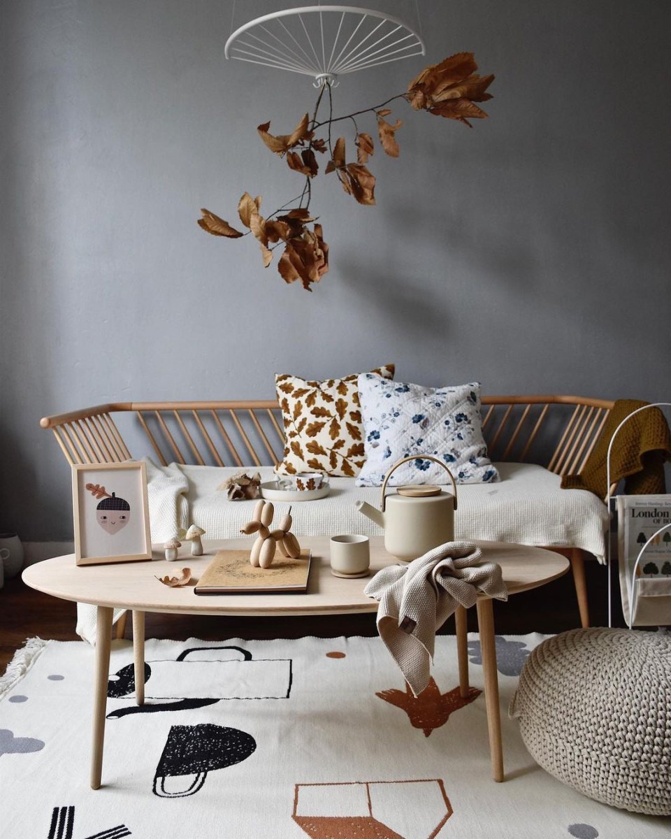 Crochet Ottoman | BEIGE