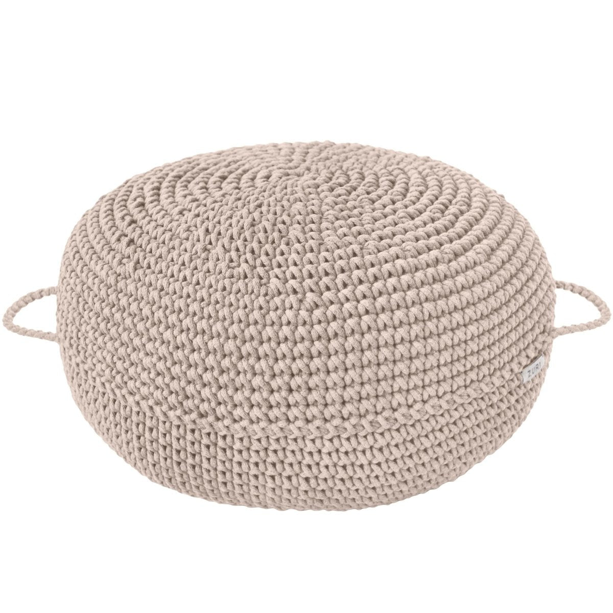 Crochet Ottoman | BEIGE