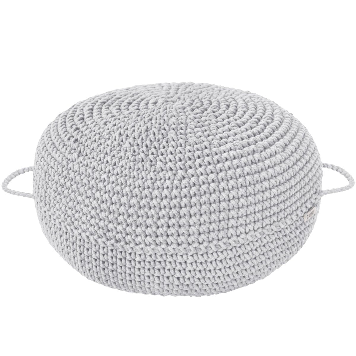 Crochet Ottoman | LIGHT GREY