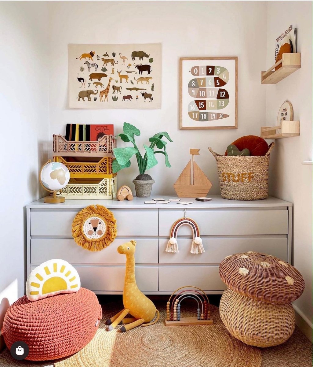 Crochet Ottoman | TERRACOTTA