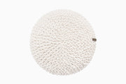 Crochet Round Cushion | IVORY