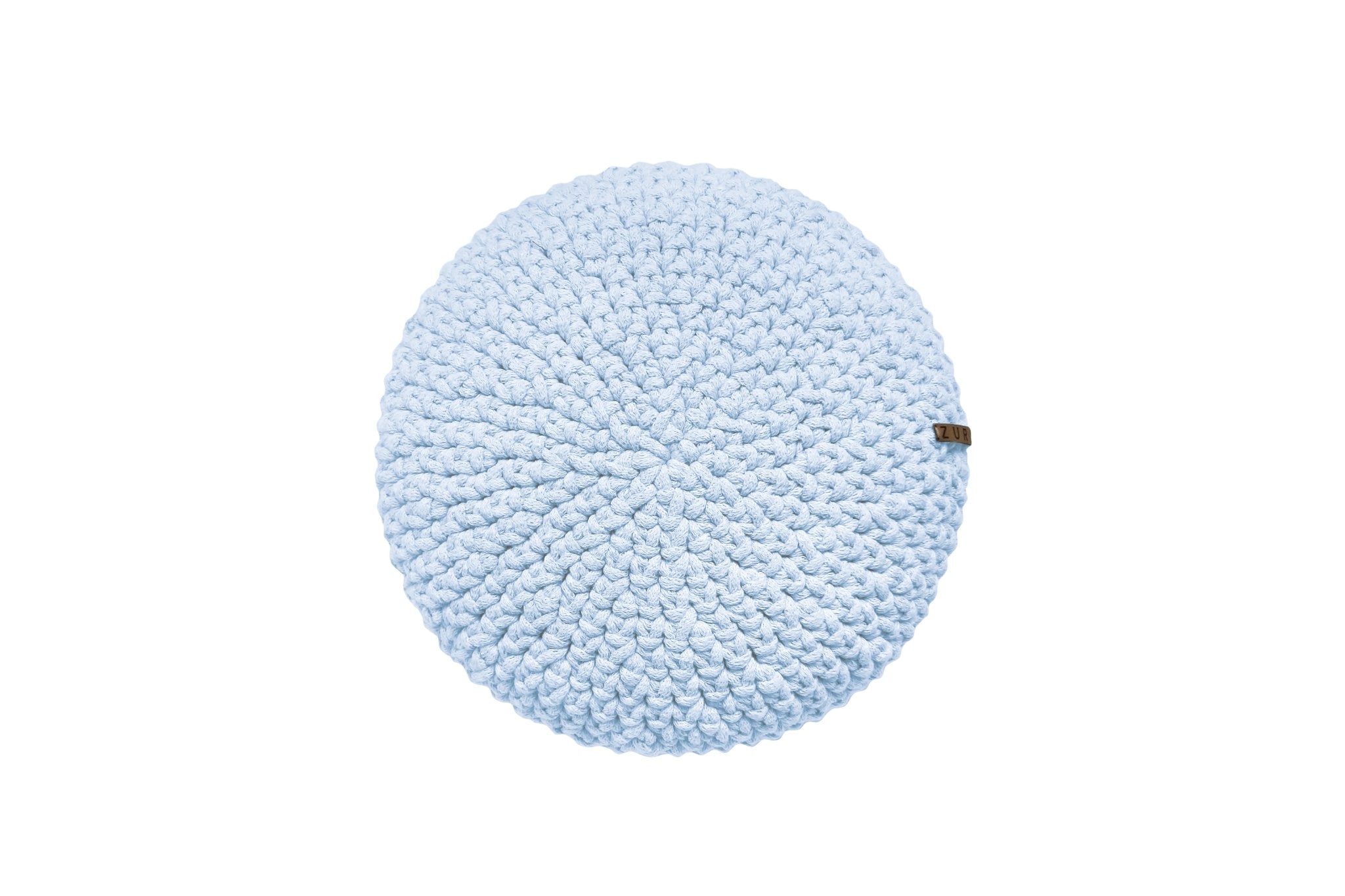 Crochet Round Cushion | BABY BLUE