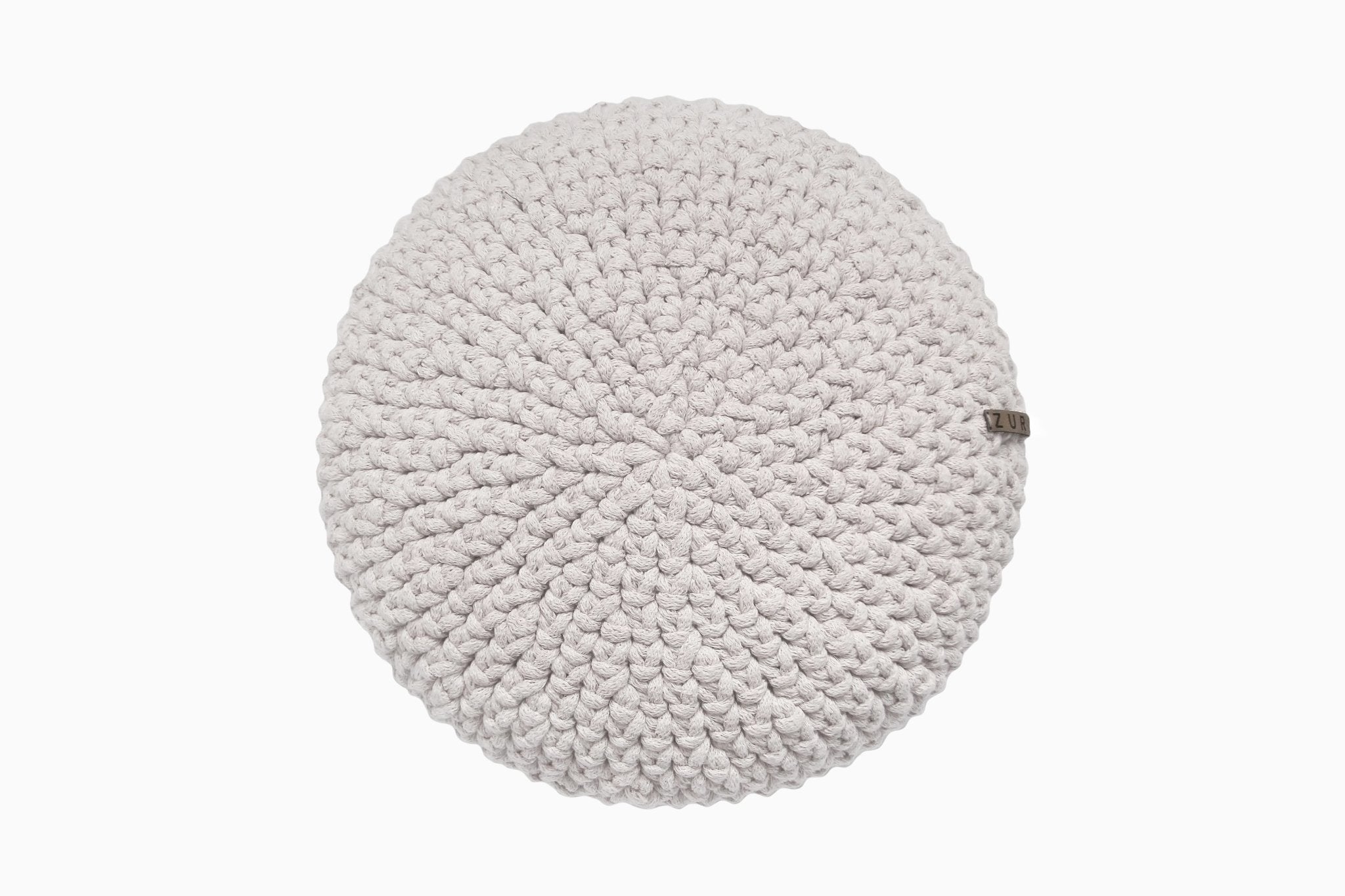 Crochet Round Cushion | OATMEAL
