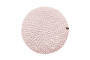 Crochet Round Cushion | PALE PINK