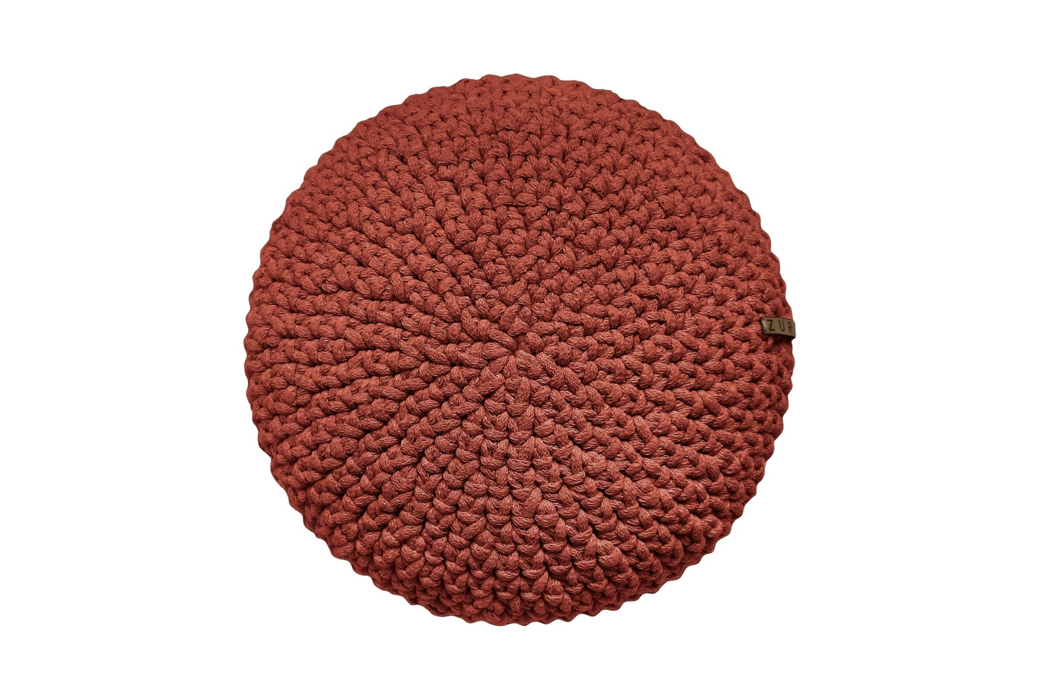 Crochet Round Cushion | TERRACOTTA