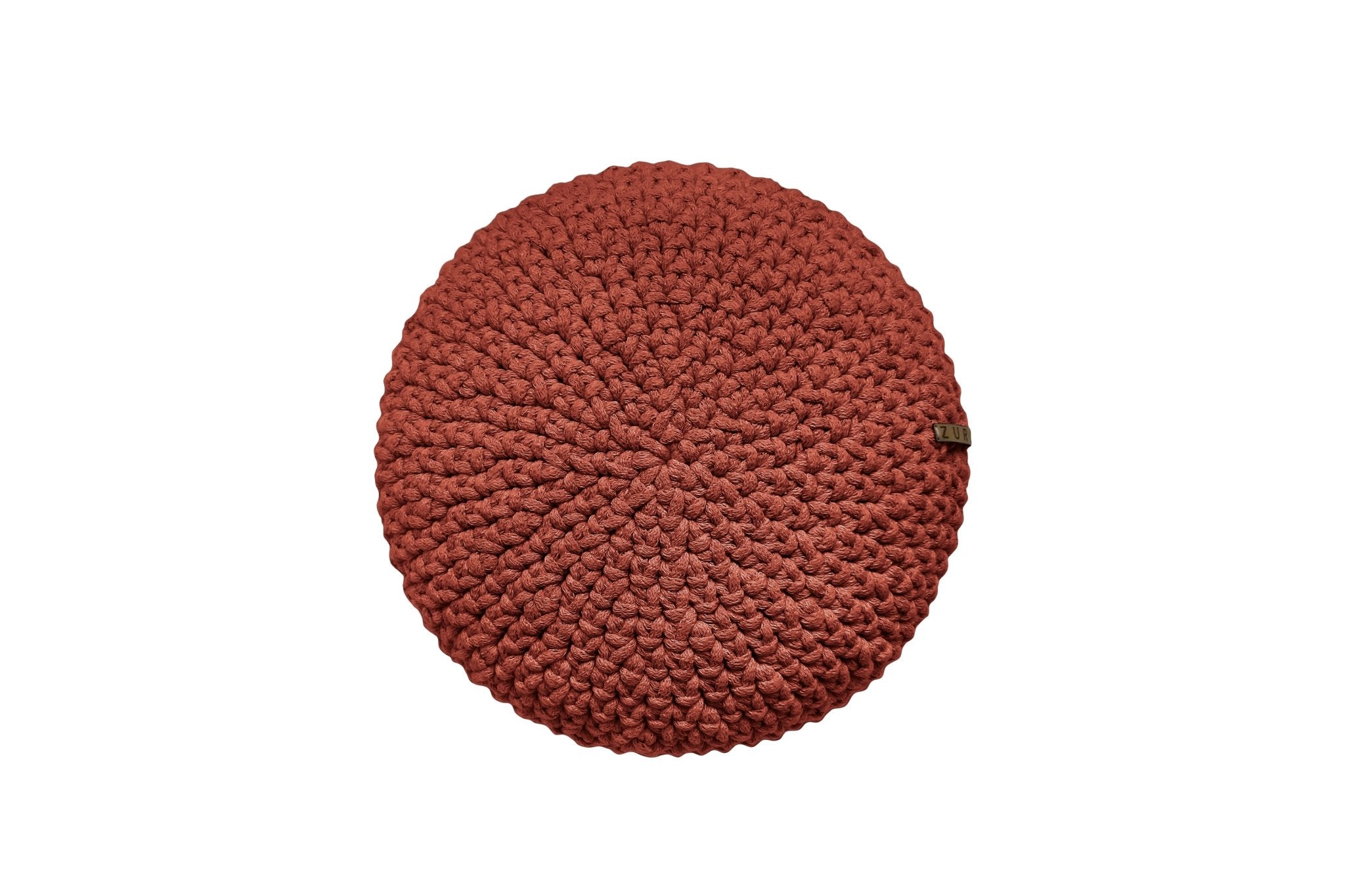Crochet Round Cushion | TERRACOTTA